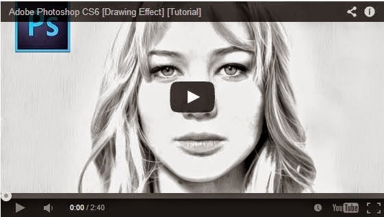 Adobe Photoshop CS6 Drawing Effect Video Tutorial