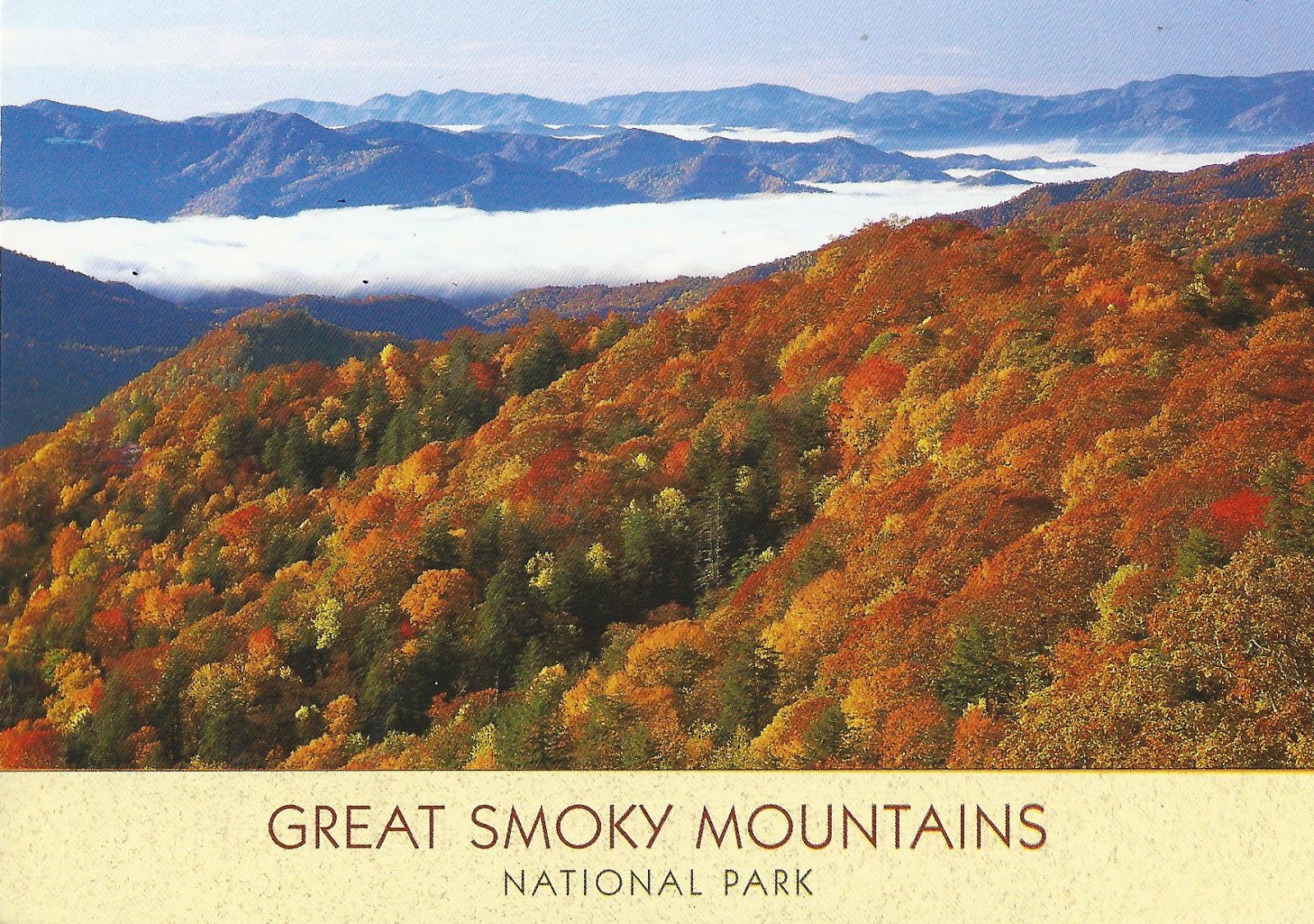 A Journey of Postcards Great Smoky Mountains USA