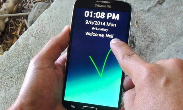 cara membuat kunci layar (lockscreen) android keren unik dengan gesture atau goresan tangan no root