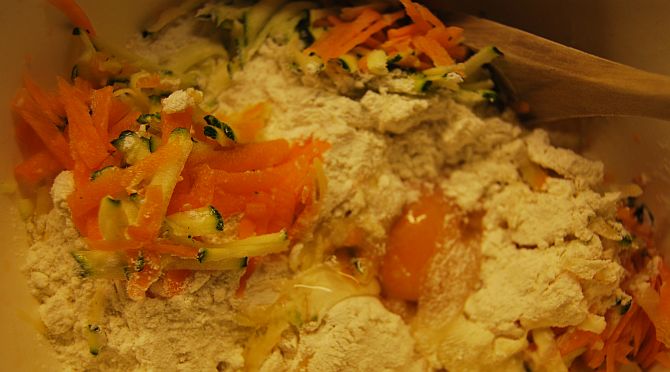 jahreszeitenbriefe: Gemüseplätzchen aus der Pfanne...
