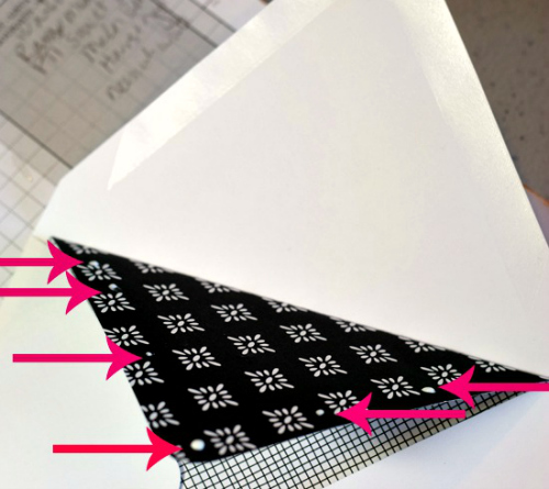 dear paperlicious a little happy mail and a tip on envelope liners envelope insert