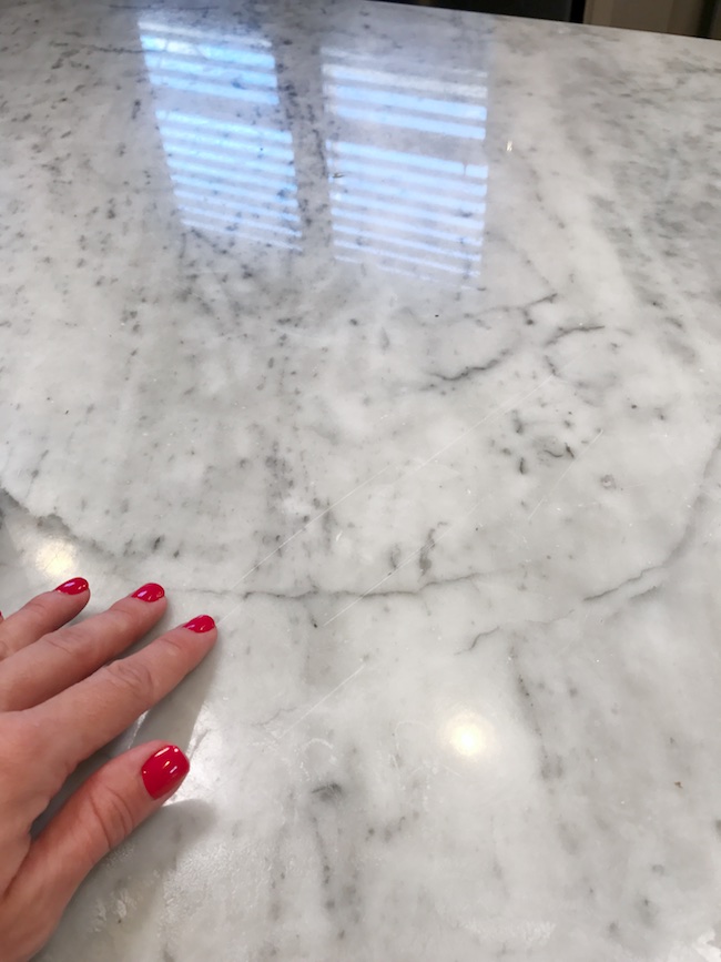 Restoring Our Marble Counters Honey We Re Home Restoring Our Marble Counters Honey, How To Repair Scratched Marble Table Top