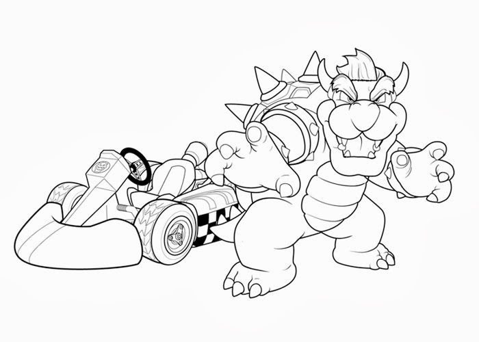 kart coloring pages - photo #13