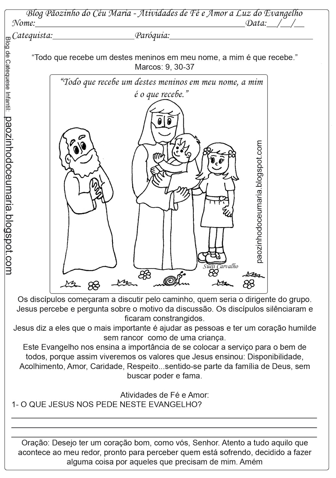 Comentário Do Evangelho De Marcos 9 30 37 EDUCA Comentário Do Evangelho De Marcos 9 30 37 EDUCA