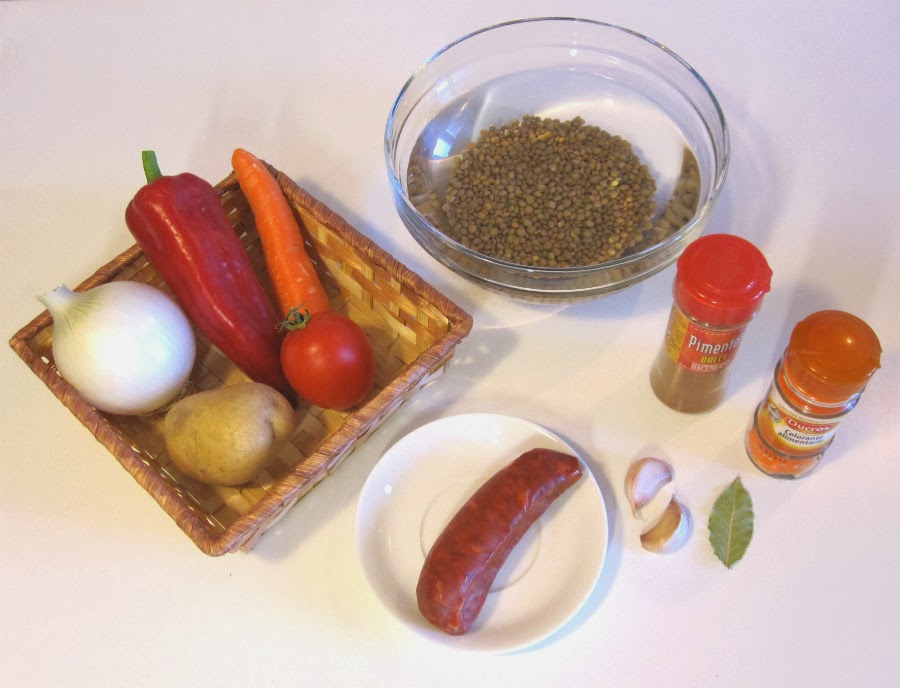 Ingredientes lentejas