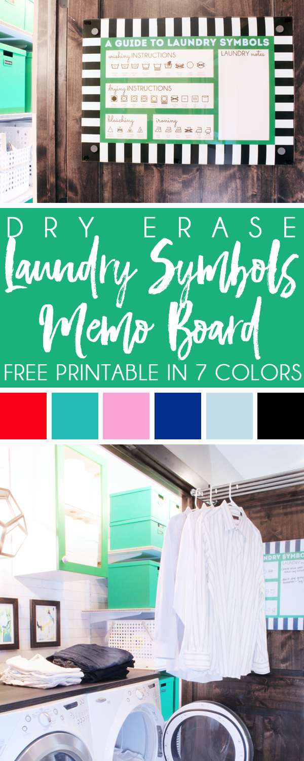 preparing with style and design Dry Erase Memo Board + No cost Laundry graphic about Laundry Symbols Printable named planning with structure Dry Erase Memo Board + Totally free Laundry