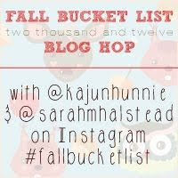 Fall Bucket List 2012