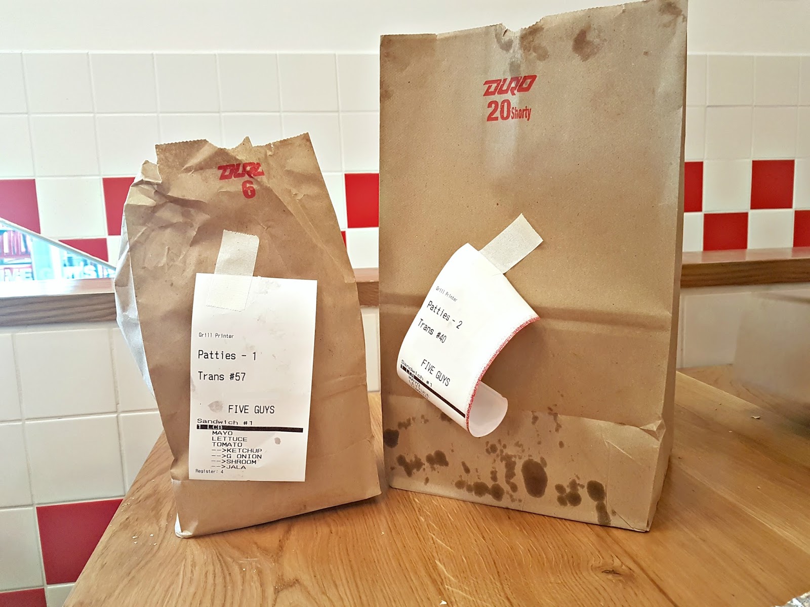 Review Five Guys, Kuwait ATM