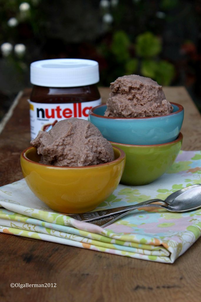 Mango & Tomato Recipe for Nutella Ice Cream from Giuliano Hazan's