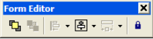 Form Editor Toolbar Form Editor Toolbar