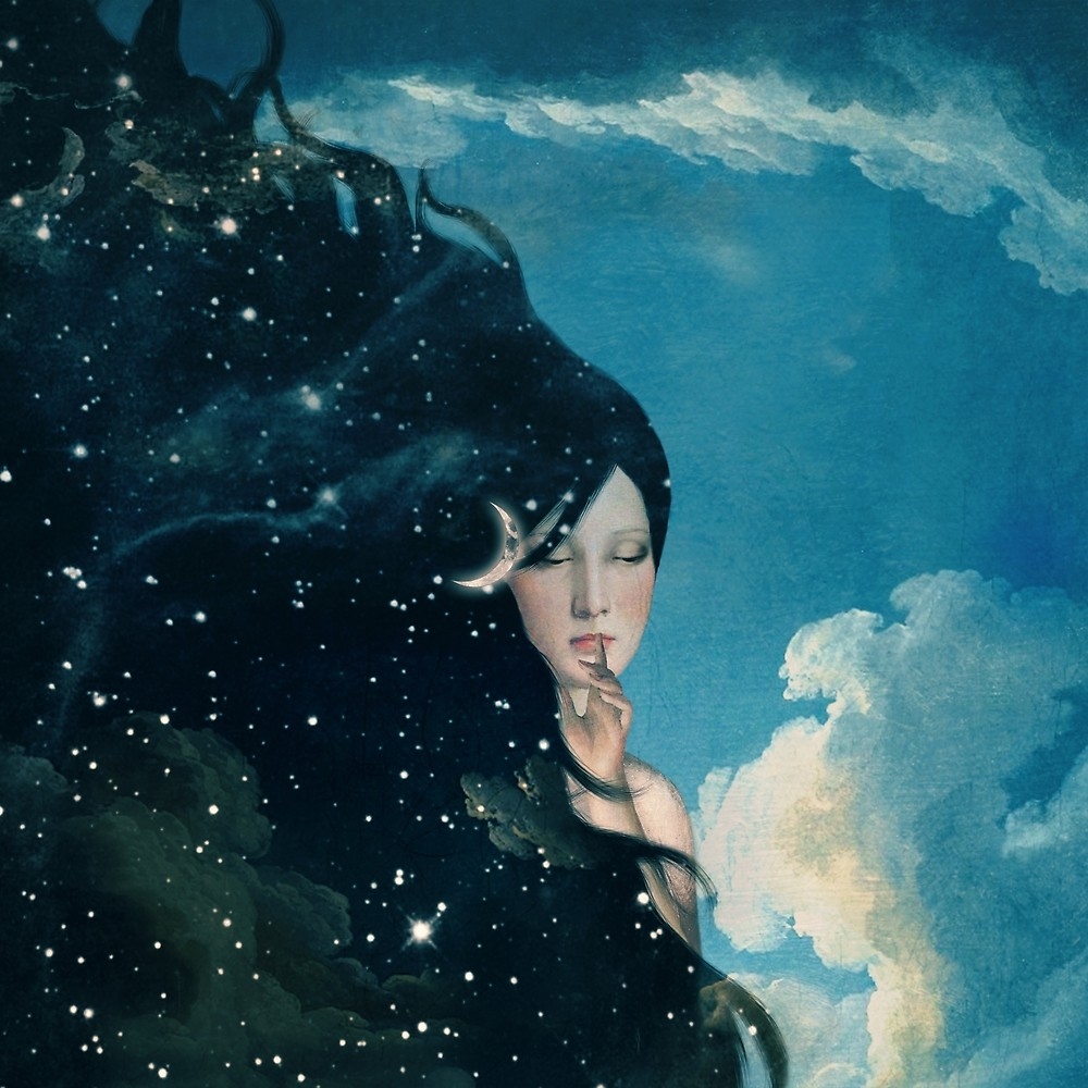 04-Shhh-Lady-Night-Is-Coming-Paula-Belle-Flores-Photographic-Illustrations-of-Digital-Surrealism-www-designstack-co