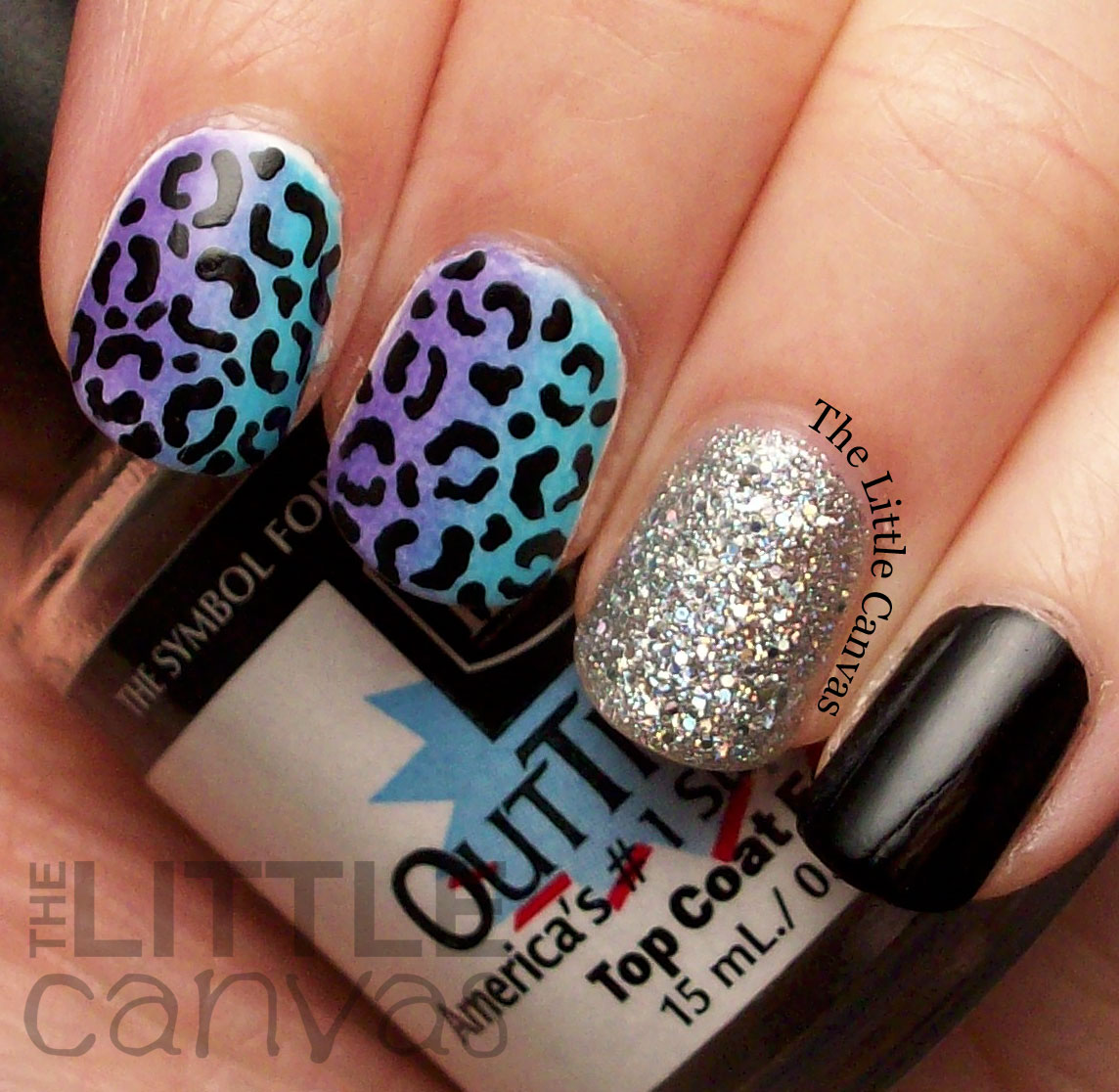 Leopard Print Mani Inspired by Properly Polished - The Little Canvas