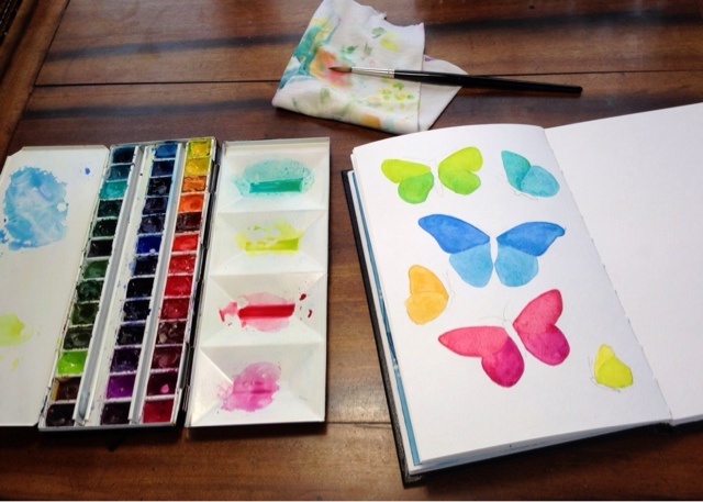MagaMerlina: Butterfly Journal Page