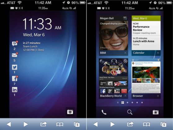 Mencoba Sistem Operasi BlackBerry 10 Melalui Browser Android dan iPhone