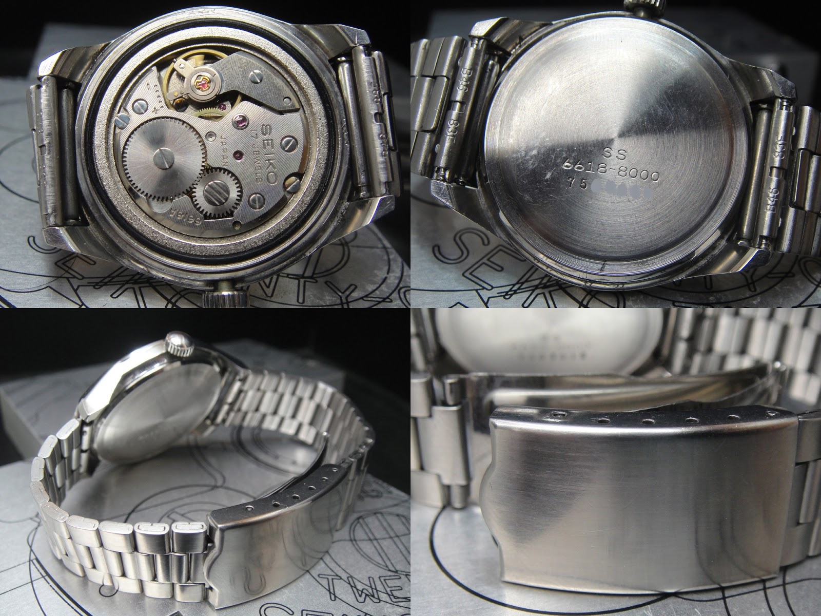 Antique Watch Bar: SEIKO BLIND WATCH 6618-8000 SBW03 (SOLD)