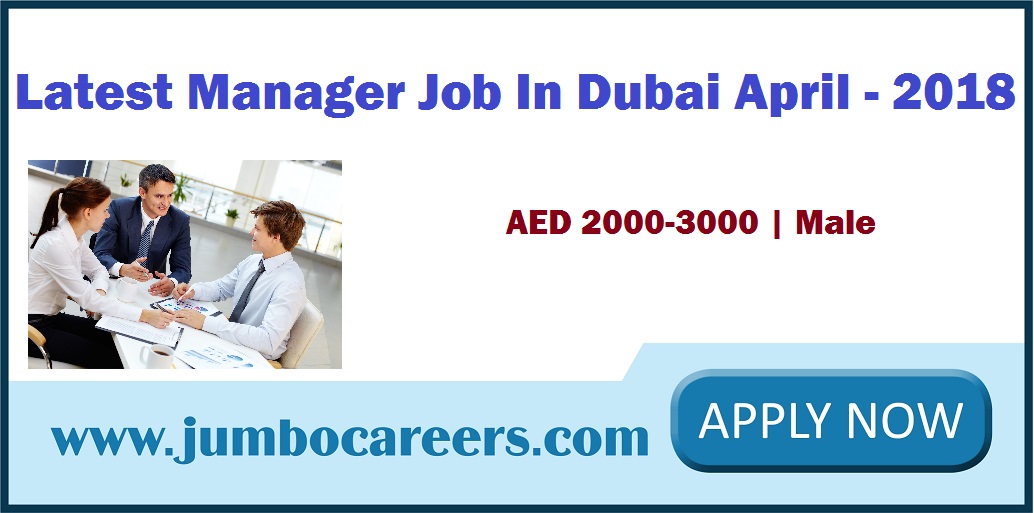 Manager Jobs in Dubai for Indians at Facilities Management Company