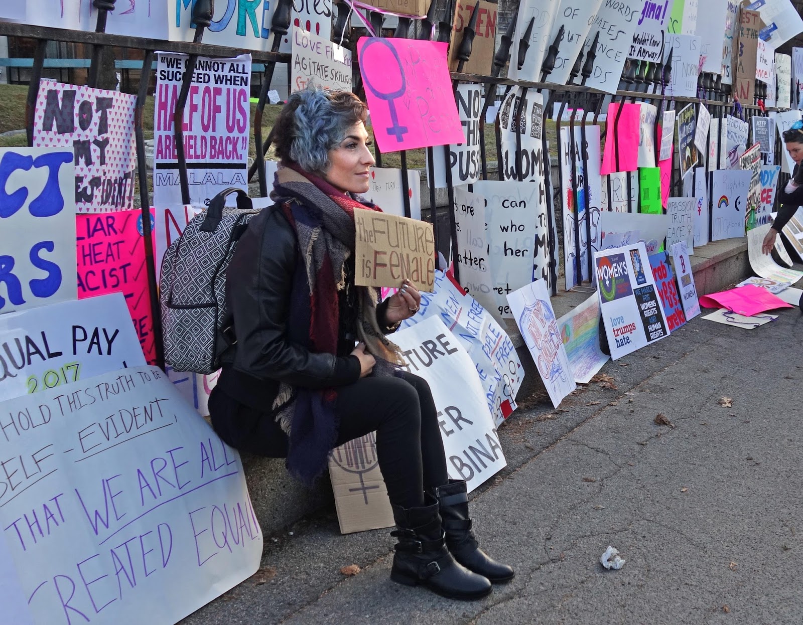 Joe's Retirement Blog Boston Women's March for America, Boston