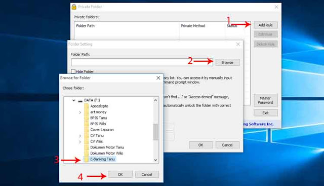 Cara Mengunci Folder Di Laptop Dengan Private Folder