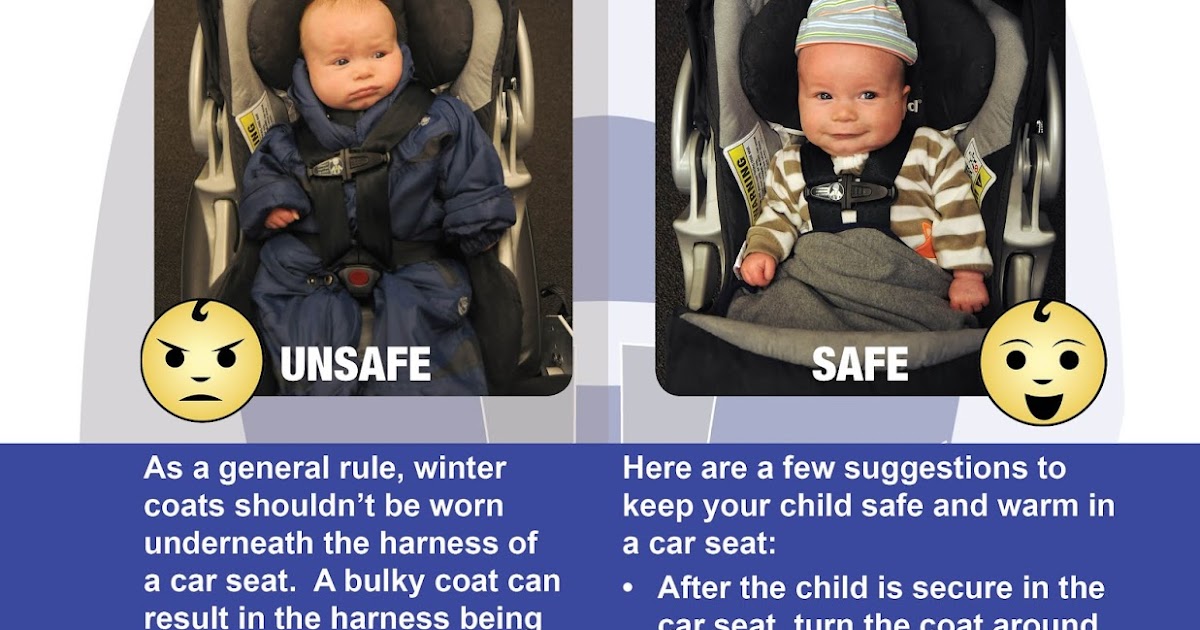 Why kids shouldn't wear bulky coats in car seats - Today's Parent