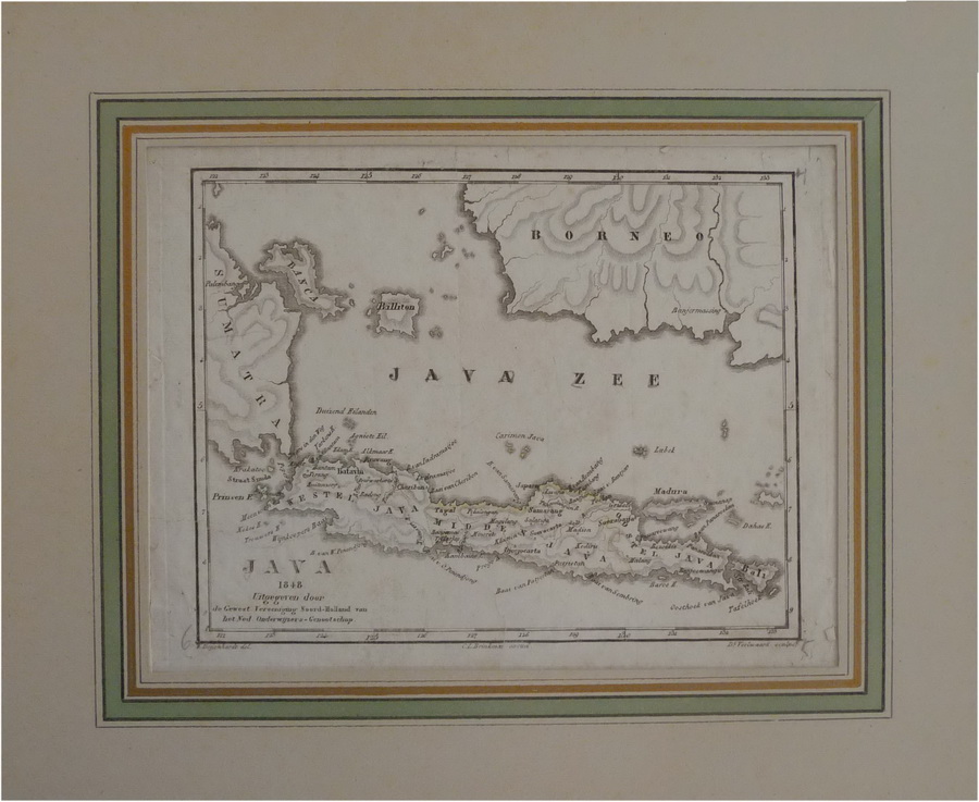 Colonial Nostalgia: Map of Java 1848