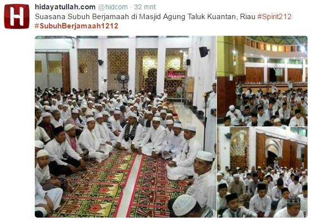 Umat Muslim Berbondong-Bondong Laksanakan Shalat Subuh Berjamaah, Lihat Foto-Fotonya