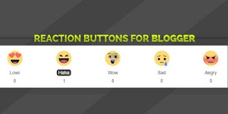Reaction Buttons for Blogspot Blogger