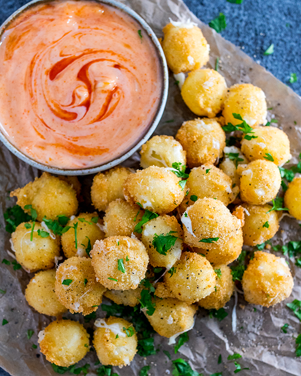 Crispy Mozzarella Bites Crispy Mozzarella Bites