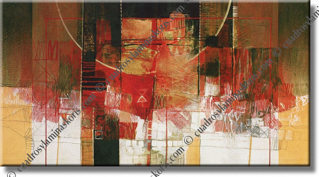 Cuadros de arte abstracto para decorar ambientes minimalistas y