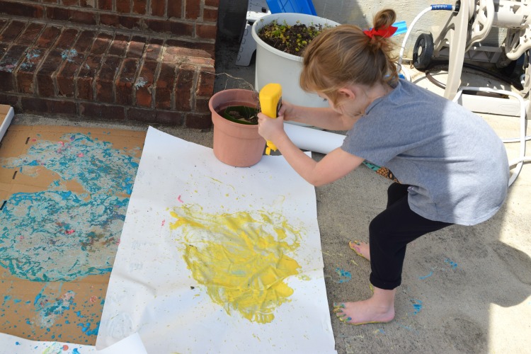 Paint Pouring for Kids