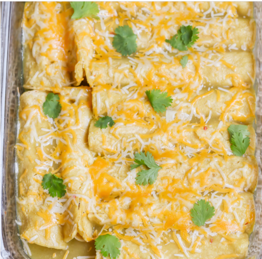 Green Chile Chicken Enchiladas Food Info