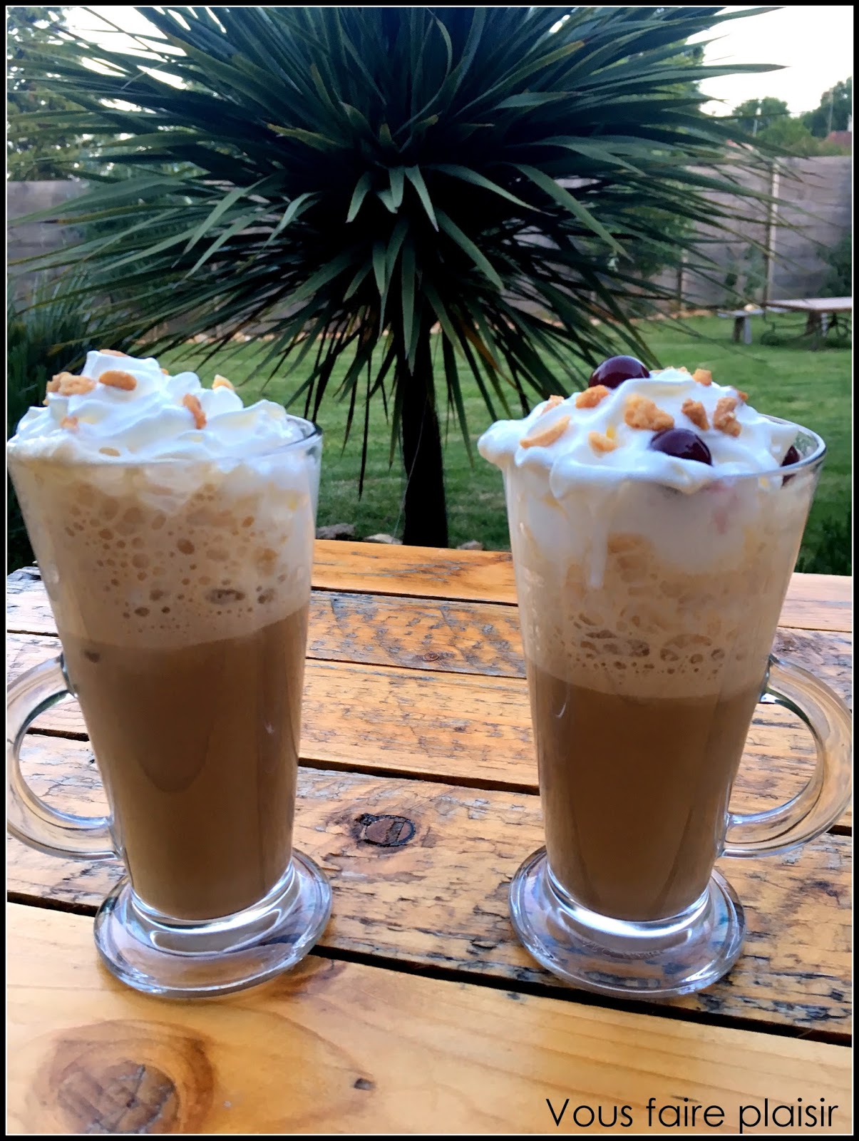 Café latte frappé au brownie MONIN