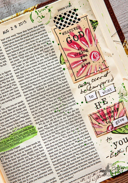 Triple the Scraps: Journaling {Bible} John 16:33