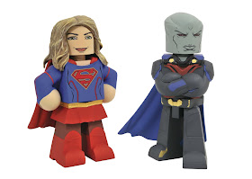 Supergirl TV Series Vinimates Vinyl Figures by Diamond Select Toys - Supergirl & Martian Manhunter