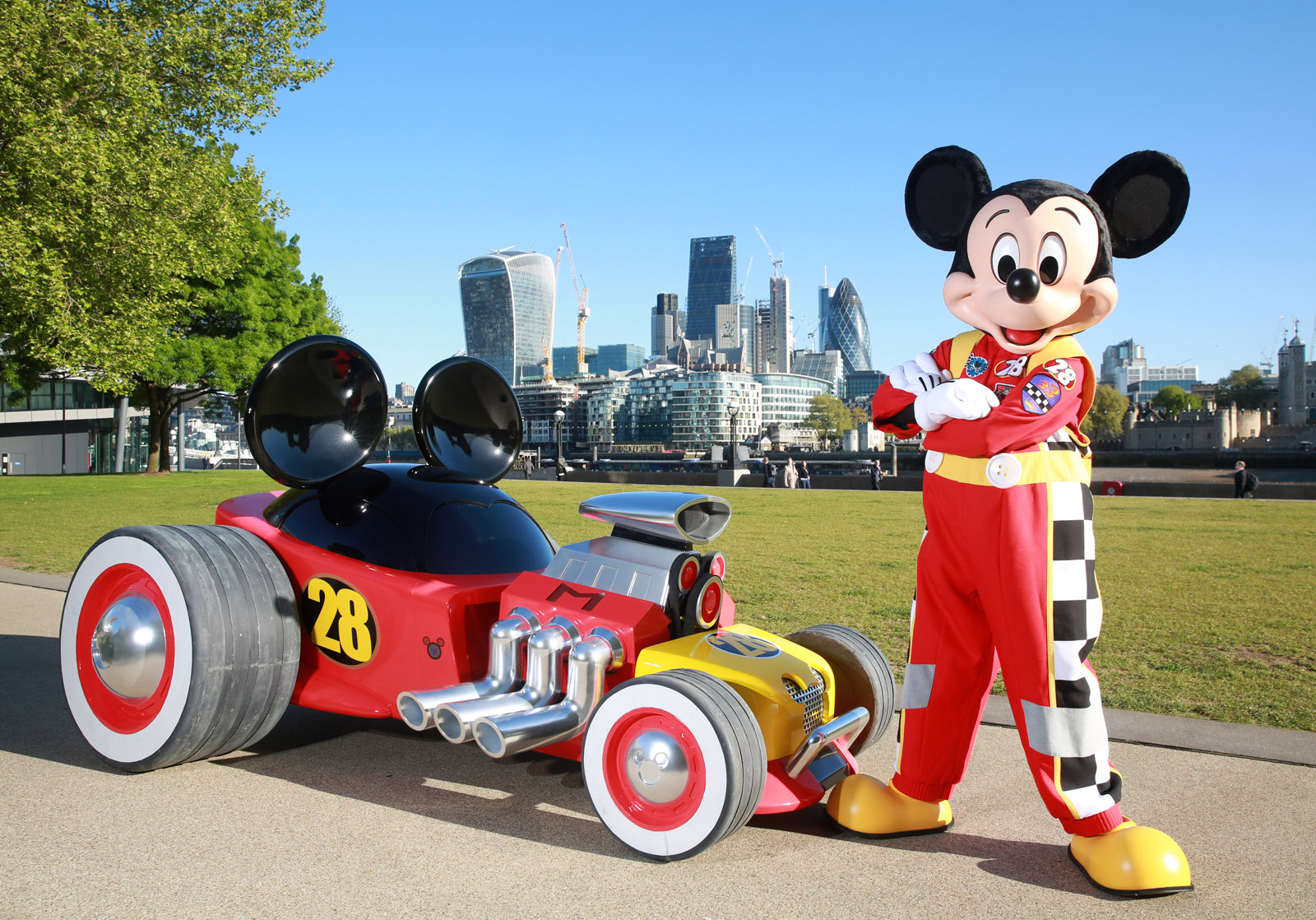 Check Out Mickey Mouse's New Hot Rod At The London Motor ...