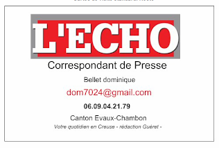 Passer vos infos sur Echo Info en creuse