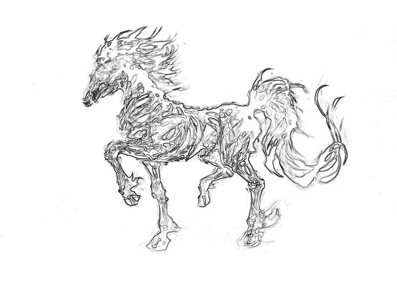 magical horse coloring pages - photo #39