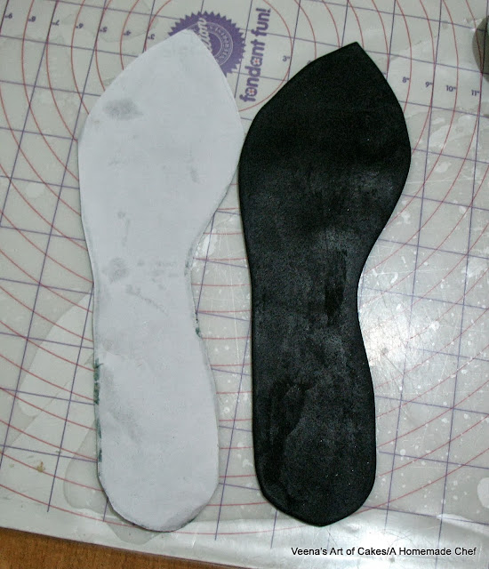 How to make a Gum Paste Stiletto Shoe Veena Azmanov