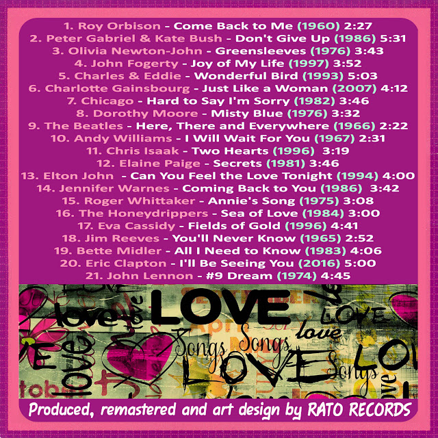 Cd Love song for ever-vol.4 Back