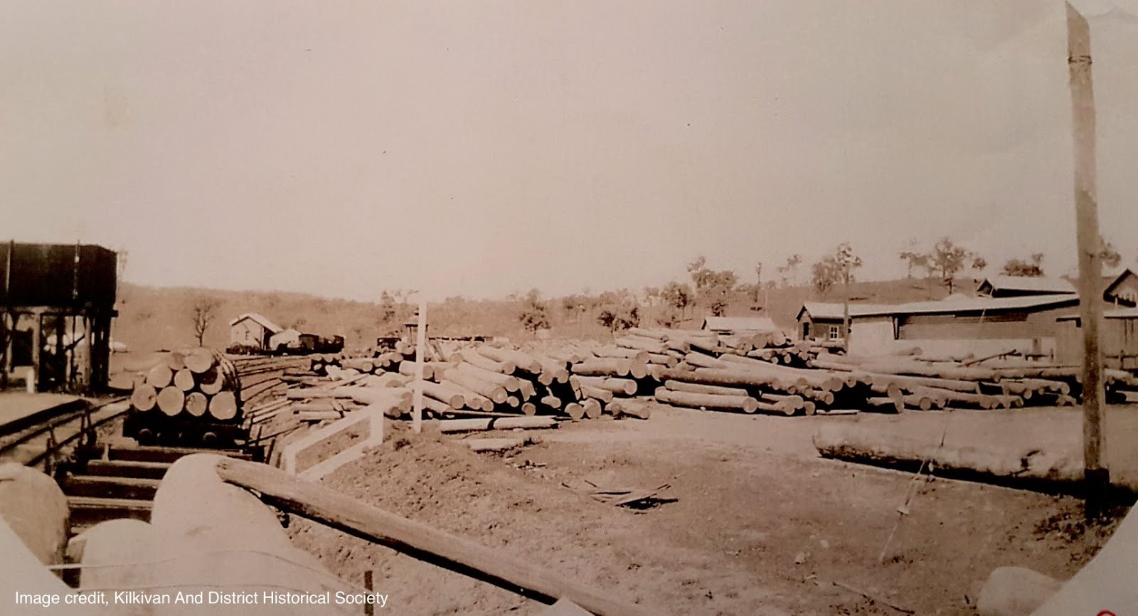 The History of Goomeri, Queensland Goomeri Railway Station and log