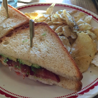 club sandwich at La Boulange in Novato, California