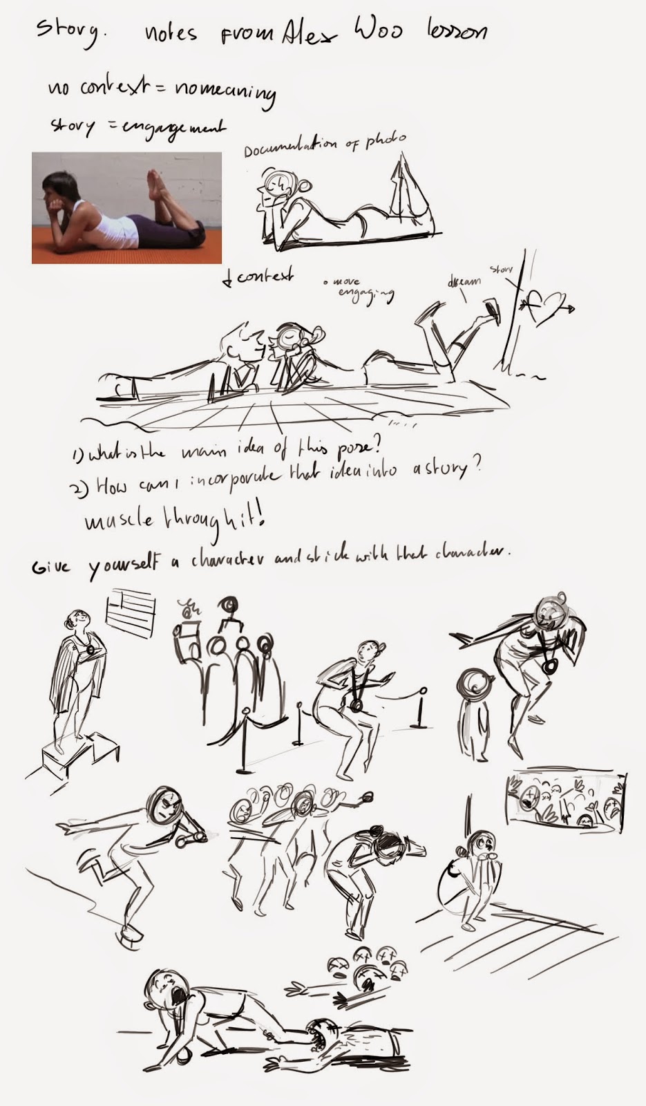 Learning drawing principles alex woo lesson