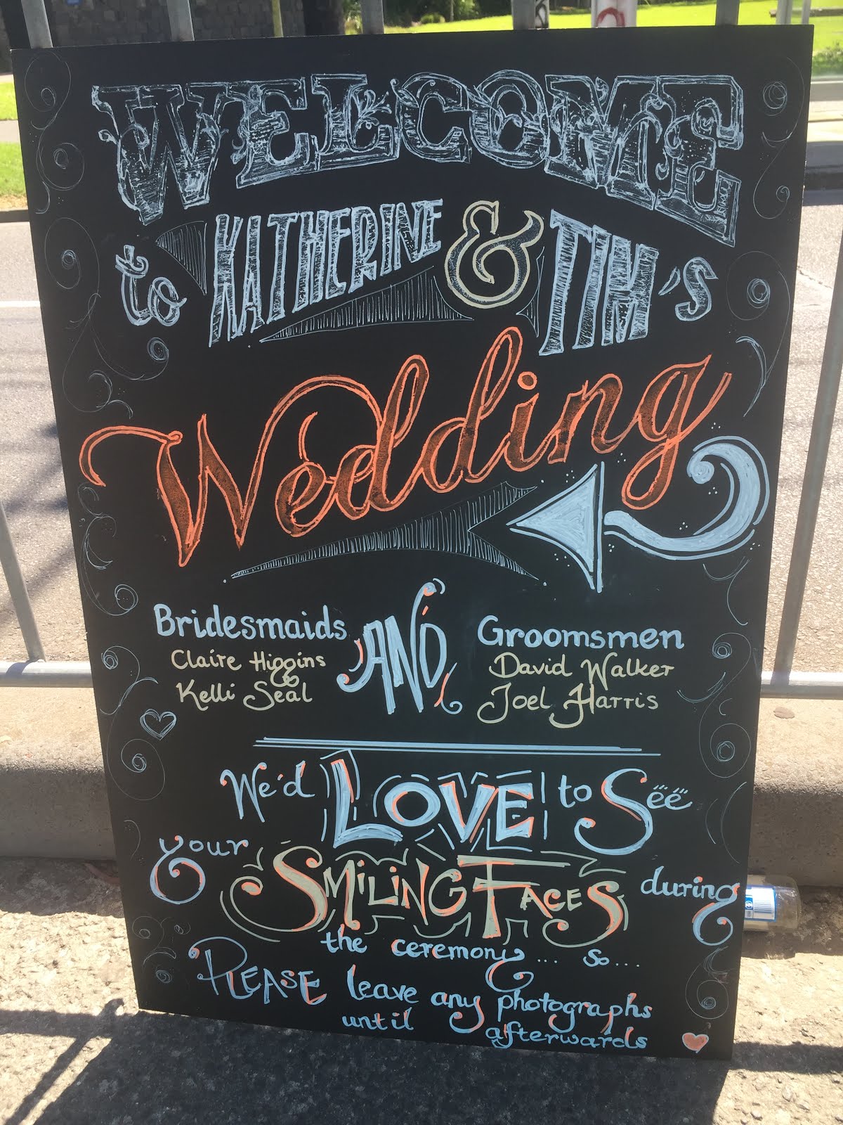 On of my chalkboard signs