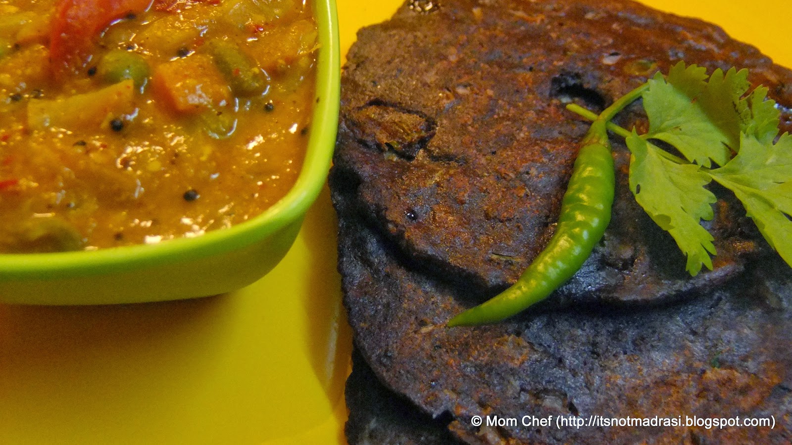 Sizzling Tastebuds: Ragi Rotti / Fillet Millet Roti / Nachni Roti