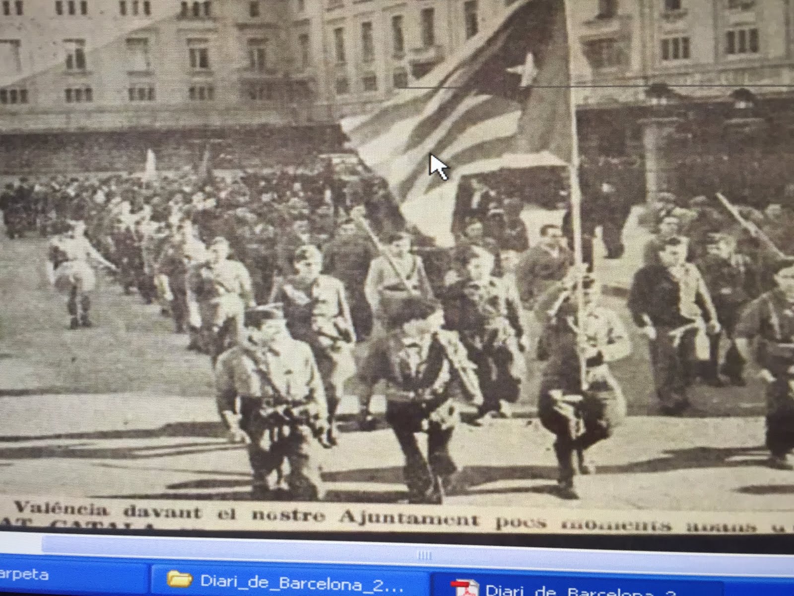 Soldats Catalans a València, 1936