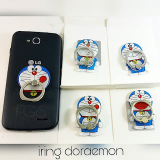 iring stand hp/ ring stand / ring stend hp Karakter 3D Doraemon 360 Derajat Murah Booming Tahun Ini