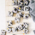 Champagne-glazed chocolate shortbread