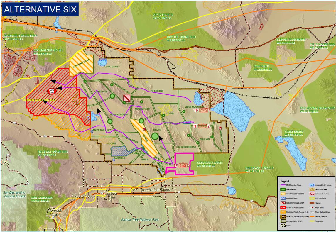 The Guzzler Marines invade Johnson Valley