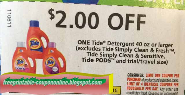 Tide coupons online