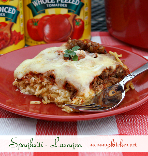 Mommy's Kitchen Recipes From my Texas Kitchen Baked Spaghetti Lasagna