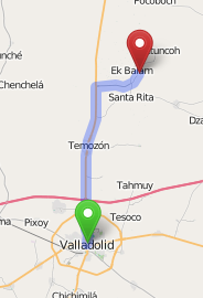 ¿Cómo llegar al Pueblo Mágico de Valladolid desde el Centro de Mérida?